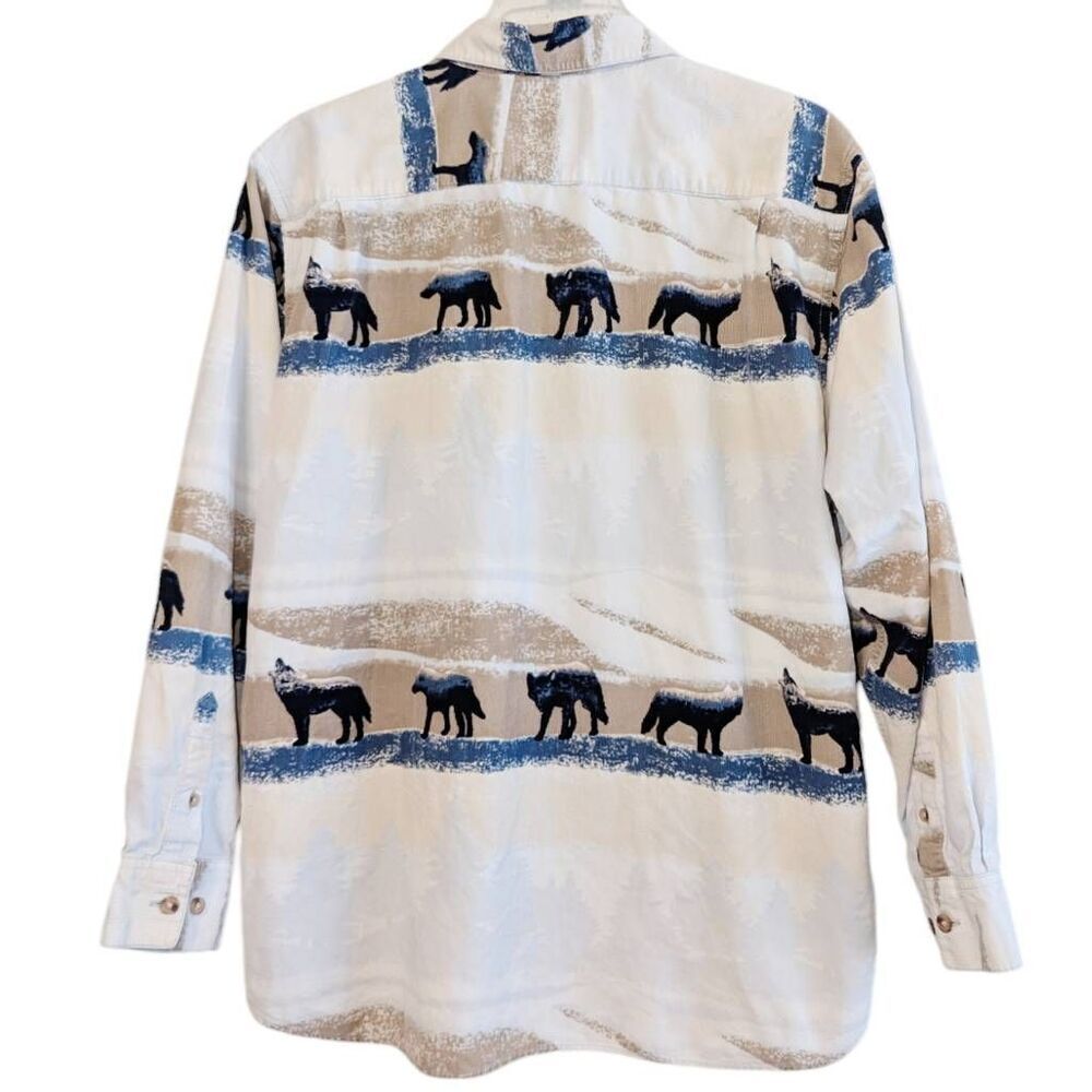 Bit & Bridle White and Blue Button Down Shirt - Picture 2 of 16